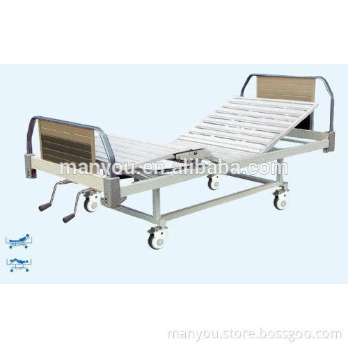 Bi-crack robust medical hospital bed MC-12